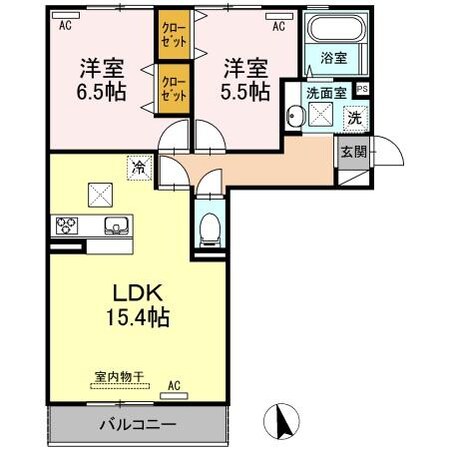 ティエード　コート　の物件間取画像